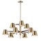 Maxim Lighting Carlo 9-Light LED Chandelier 25179DBZHR - alternate 1